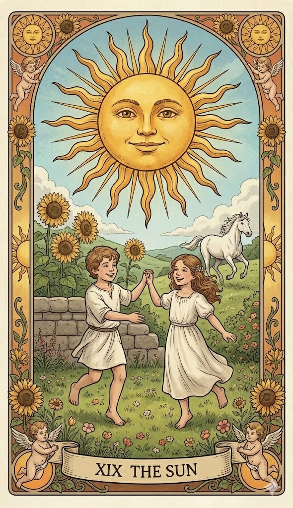 太陽塔羅牌縮圖
